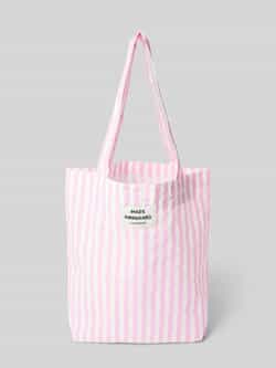MADS NØRGAARD Handtas met labelpatch model 'Sacky Atoma Bag'