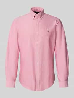 Polo Ralph Lauren Regular fit vrijetijdsoverhemd met logostitching model 'Cub'