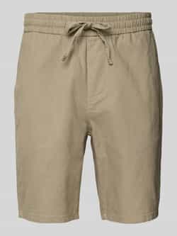 Only & Sons Korte broek van een mix van katoen en linnen model 'LINUS'