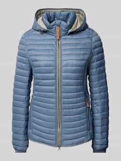Camel active Lichte gerecyclede polyamide gewatteerde jas Blue Dames
