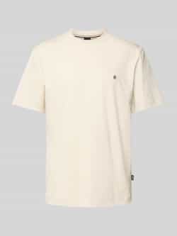 Boss T-shirt met labeldetail model 'Taut'