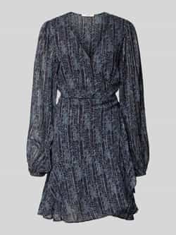 Pepe Jeans Nauwsluitende wikkeljurk met details van effectgaren model 'MAISA'