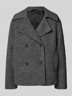 Selected Femme Regular fit wollen jack met dubbele knoopsluiting model 'ALMA'