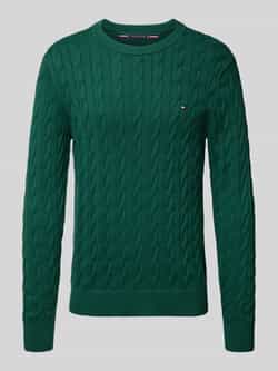 Tommy Hilfiger Regular fit gebreide pullover van zuiver katoen
