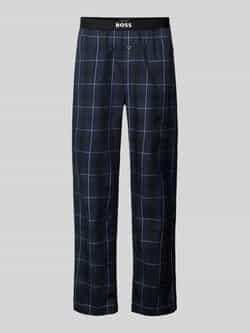 Boss Straight leg pyjamabroek met label in band model 'Urban Pants'