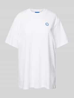 Hugo Blue T-shirt met labelpatch
