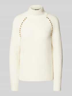 MOS MOSH Wollen pullover met sierknopen model 'Zora'