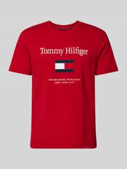 Tommy Hilfiger Regular fit T-shirt van puur katoen