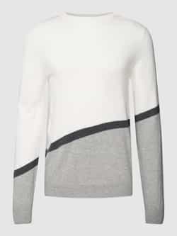 Antony Morato Gebreide pullover in colour-blocking-design