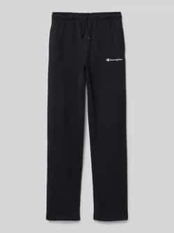 Champion Straight leg sweatpants met labelstitching