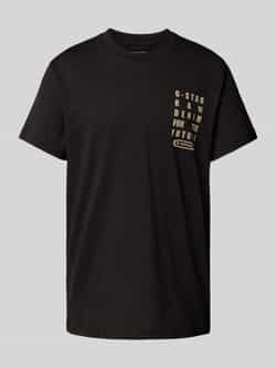 G-Star RAW Text Chest T-Shirt Zwart Heren