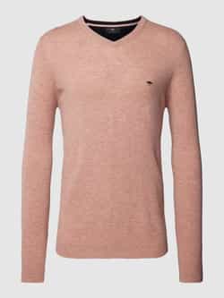 FYNCH-HATTON Gebreide pullover met logostitching