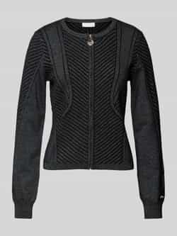 LIU JO SPORT Gebreide pullover met ribboorden