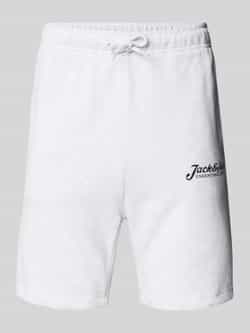 jack & jones Slim fit sweatpants met labelprint model 'GORDON'