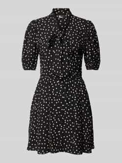 THE KOOPLES Mini-jurk met strikdetail en pofmouwen