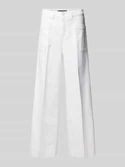 RAFFAELLO ROSSI Wide leg jeans met opgestikte zakken model 'MIRU'