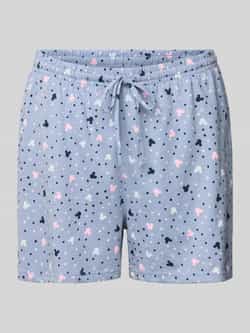 Jake*s Casual Relaxed fit korte pyjamabroek met tunnelkoord