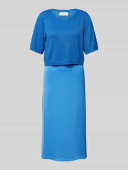 ROBE LÉGÈRE Midi-jurk in laagjeslook