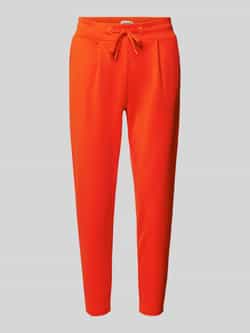 Ichi Stoffen broek met verkorte pasvorm model 'KATE'