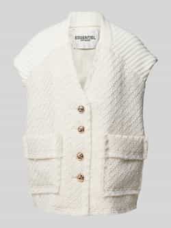 Essentiel Antwerp Mouwloos vest met klepzakken
