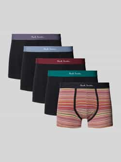 Paul Smith Boxershort met elastische band met logo in een set van 3 stuks