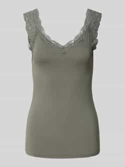 Pieces Slim fit tanktop van viscosemix model 'BARBERA'