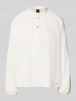 Marc Cain Regular fit blouse met opstaande kraag
