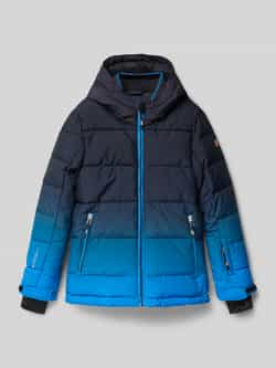 Killtec Regular fit gewatteerd jack met logo-applicatie