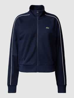 Lacoste Sport Sweatjack met contrastpaspels model 'Interlock'