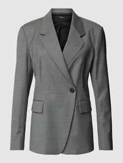 Windsor Blazer van een mix van scheerwol en elastaan met knoopsluiting