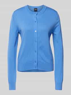 Boss Cardigan met doorknoopsluiting model 'Fadenasi'