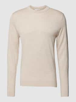 Selected Homme Gebreide pullover met ronde hals model 'TOWN'