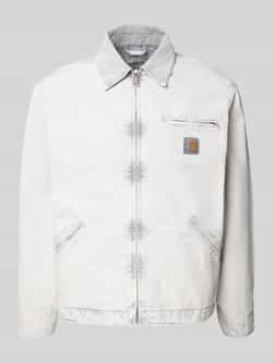 Carhartt Work In Progress Jack met platte kraag en ritssluiting