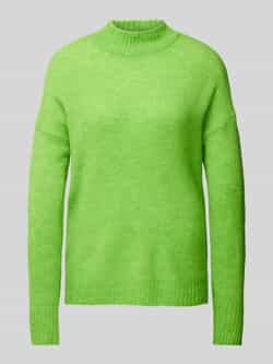 Ichi Gebreide pullover met opstaande kraag model 'Kamara'