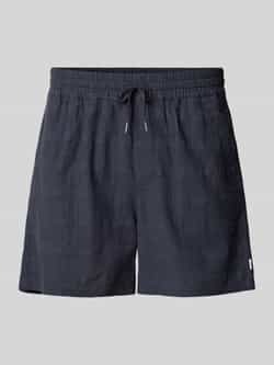 Les Deux Regular fit korte broek met structuurmotief model 'Charlie'