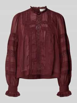 NEO NOIR Blouse met knoopsluiting aan de achterkant model 'Ebba'