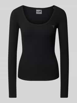 Guess Activewear Shirt met lange mouwen met labeldetail model 'COLETTE'