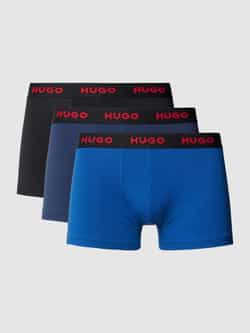 HUGO Boxershort met elastische band met logo in een set van 3 stuks