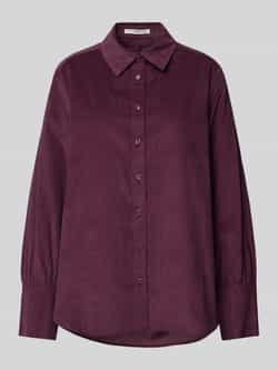 BRAX Regular fit overhemdblouse met labeldetail model 'Viki'