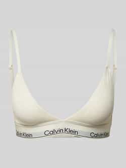 Calvin Klein Underwear Modern Cotton Triangle Bra White- Dames White