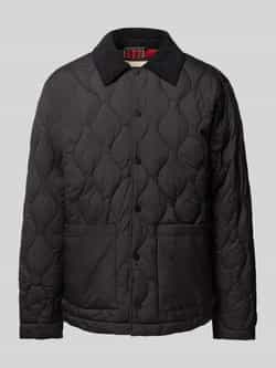 Jack & Jones Premium Gewatteerd jack met drukknoopsluiting model 'LUCA'