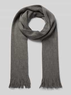 JOOP! Collection Sjaal van wolmix met franjes