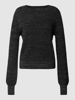 QS by s.Oliver Gebreide pullover met ballonmouwen