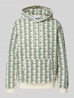 Lacoste Monogram Hoodie Sweatshirt Multicolor Heren