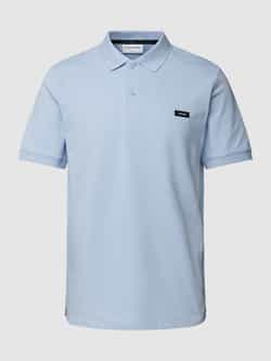 Calvin Klein slim fit polo met logo kentucky blue