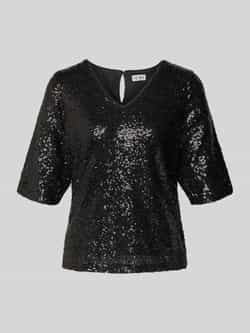 Ichi Blouseshirt met V-hals model 'FAUCA'