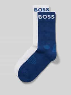 Boss Sokken met labeldetail in een set van 2 paar