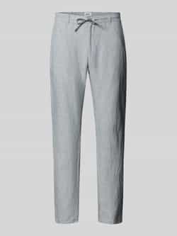BRAX Linnen broek met tunnelkoord model "FABIO JOK"