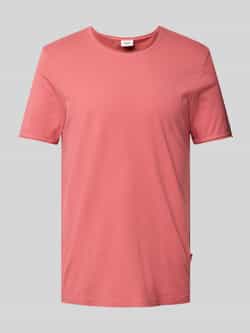 JOOP! JEANS T-shirt met geribde ronde hals model 'Cesare'