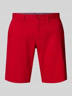 Tommy Hilfiger Slim fit korte chino van een mix van katoen en elastaan